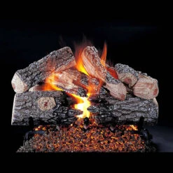 24" Evening Prestige Log Set With 24" Match Lit LC Burner And Grate Kit