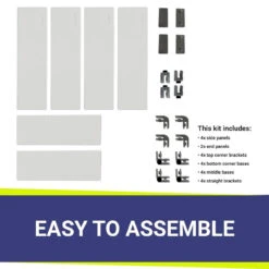36" Rectangular Glass Wind And Flame Guard | American Fire Glass -Home Fire Pit fg afpp 36 round corner 65855.1615938449