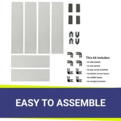 48" Rectangular Glass Wind And Flame Guard | American Fire Glass 7 48" Rectangular Glass Wind And Flame Guard | American Fire Glass -Home Fire Pit fg afpp 48 round corner 58676.1615938054