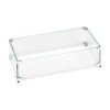 24" Rectangular Glass Wind And Flame Guard | American Fire Glass