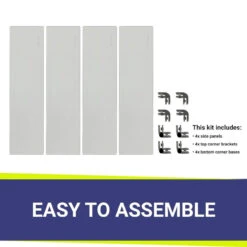 18" Square Glass Wind And Flame Guard | American Fire Glass 6 18" Square Glass Wind And Flame Guard | American Fire Glass -Home Fire Pit fg sqp 18 round corner 28145.1615938625