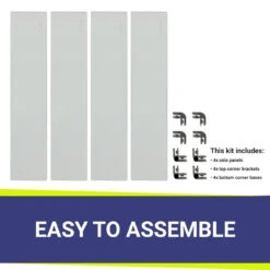 24" Square Glass Wind And Flame Guard | American Fire Glass -Home Fire Pit fg sqp 24 round corner 14113.1615937838