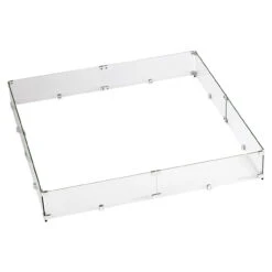 36" Square Glass Wind And Flame Guard | American Fire Glass