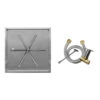 Match Light Ignition Stainless Steel Spur Burner - Square - Drop-In | Firegear
