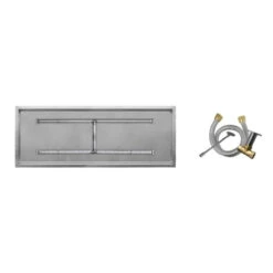 Match Light Ignition Stainless Steel H Burners - Linear - Drop-In| Firegear