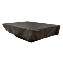 HPC Rectangle 90" Black Vinyl Fire Pit Cover