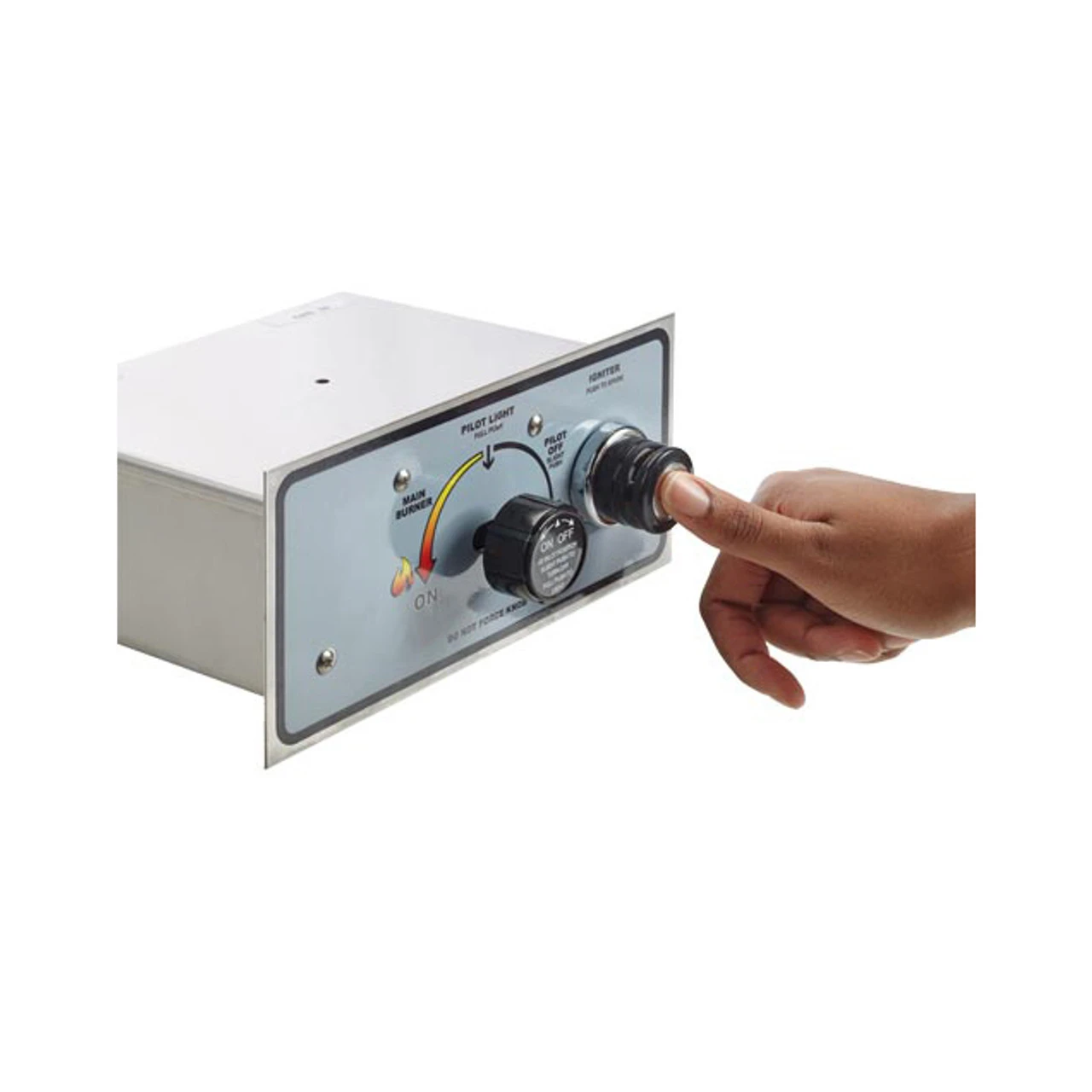 18" Square Flat Pan Penta Burner Fire Pit Insert - Push Button Ignition - HPC 3 18" Square Flat Pan Penta Burner Fire Pit Insert - Push Button Ignition - HPC - Image 3