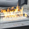 Folding Glass Wind Guard For 12" X 120" Linear Burner - Outdoor GreatRoom