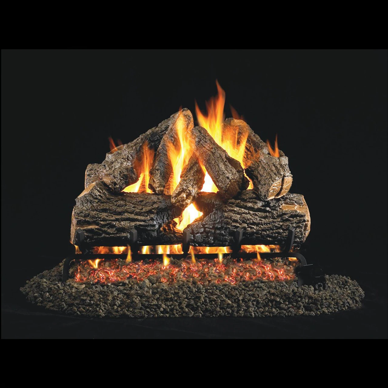 Real Fyre Standard Vented Gas Log Set Charred Oak - 18/20" 1 Real Fyre Standard Vented Gas Log Set Charred Oak - 18/20"