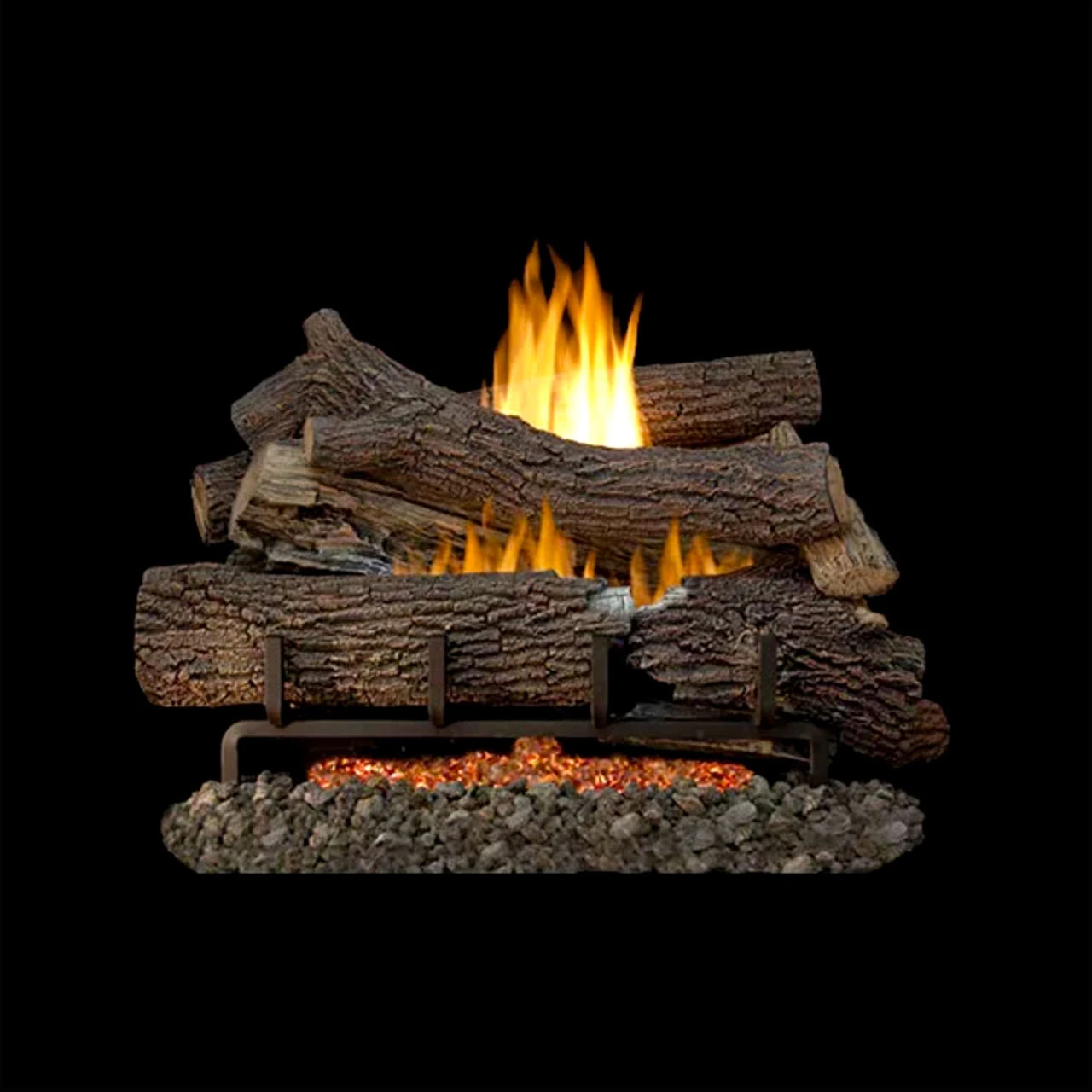24" Giant Timbers Log Set Vent-Free VTDGT With MNF24 Stainless Steel Burner - Superior 1 24" Giant Timbers Log Set Vent-Free VTDGT With MNF24 Stainless Steel Burner - Superior