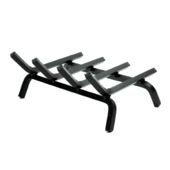 20" TimberFire Vented Gas Log Set - 20" Match Lit FX Burner With Grate Kit -Home Fire Pit hfg18 grate side web 28849.1570573678