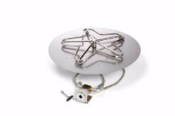 30" Round Flat Pan Fire Pit Insert - Match Lit - HPC