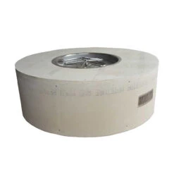 HPC 45" Round Unfinished Fire Pit Enclosure - Match Lit