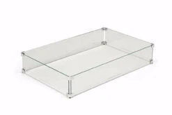 61 In X 23 In Rectangle Tempered Glass Wind Guard - HPC