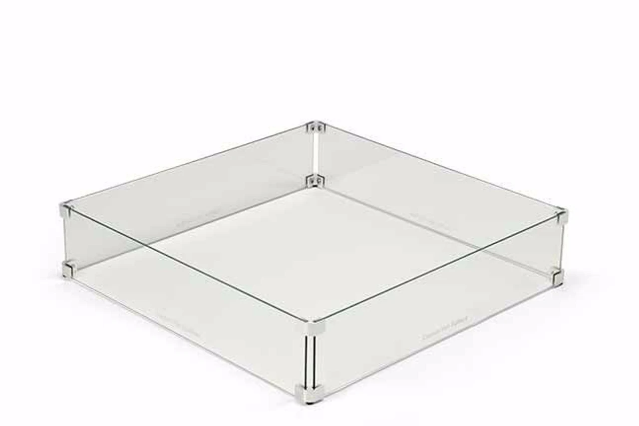 49 In X 49 In Square Tempered Glass Wind Guard - HPC 1 49 In X 49 In Square Tempered Glass Wind Guard - HPC