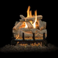 Arizona Juniper Vented Front View Gas Log Set | Grand Canyon Gas Logs -Home Fire Pit jun18 3 full 04744.1648044515