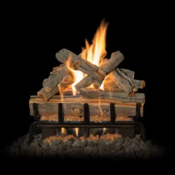 Arizona Juniper Vented Front View Gas Log Set | Grand Canyon Gas Logs -Home Fire Pit jun21 3 full 63449.1648044513