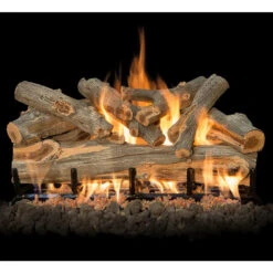 Arizona Juniper Vented Front View Gas Log Set | Grand Canyon Gas Logs -Home Fire Pit jun30 full 47773.1648044515