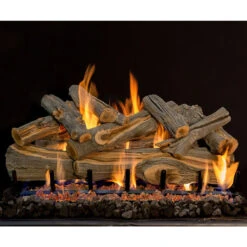 Arizona Juniper Vented Front View Gas Log Set | Grand Canyon Gas Logs -Home Fire Pit jun36 full 86350.1648044515