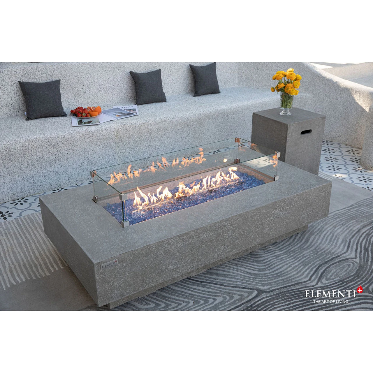 Elementi Plus Riviera Sandstone Fire Table 3 Elementi Plus Riviera Sandstone Fire Table - Image 3