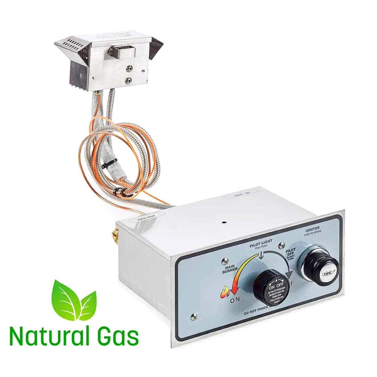 Push Button Ignition With Flame Sense Control - 140k BTU 1 Push Button Ignition With Flame Sense Control - 140k BTU