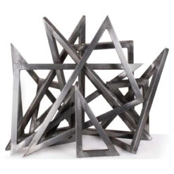 Stainless Steel Triangle Sculpture | The Outdoor Plus