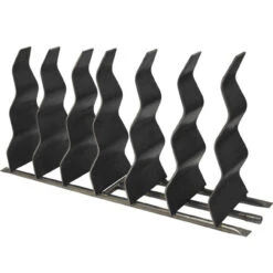 Black SteelFireplace Waves | The Outdoor Plus