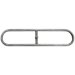 The Outdoor Plus Stainless Steel Racetrack Gas Fire Pit Burner