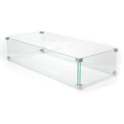 35" X 15" Rectangular Wind Guard | AMS Fireplace