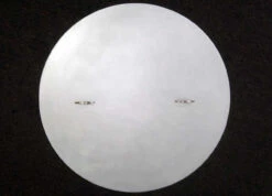 FPC50C 50” Circular 3/16" Brushed Aluminum Fire Pit Cover + 2 Handles | Warming Trends