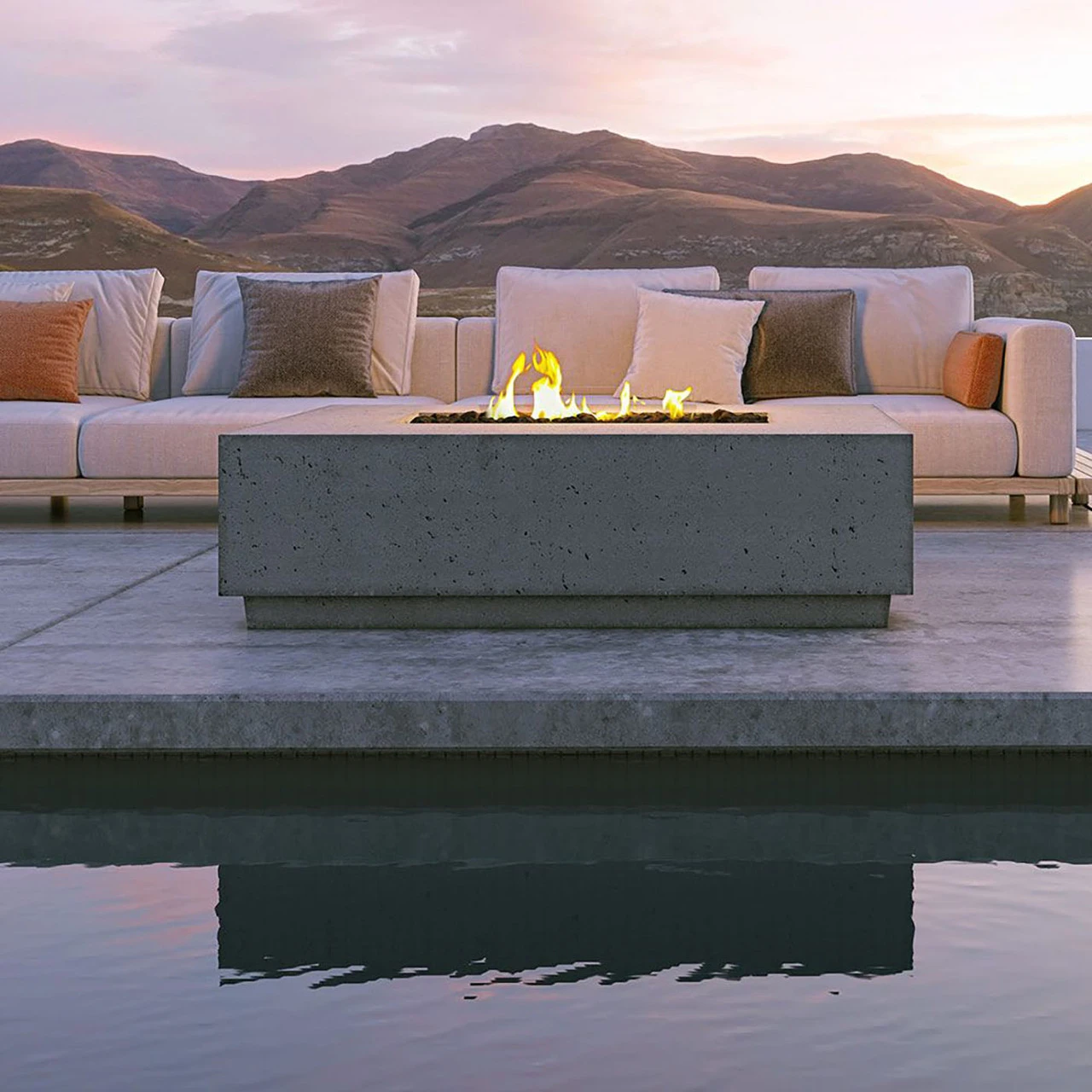 56" Sanctuary 1 AWS Ignition Fire Pit - Firegear 2 56" Sanctuary 1 AWS Ignition Fire Pit - Firegear - Image 2