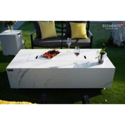 Elementi Plus Carrara Marble Porcelain Fire Table 16 Elementi Plus Carrara Marble Porcelain Fire Table -Home Fire Pit spSRE5aA 36944.1658505910