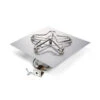 30" Square Flat Pan Penta Burner Fire Pit Insert - Match Lit Ignition - HPC