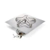 24" Square Flat Pan Penta Burner Fire Pit Insert - Match Lit Ignition - HPC