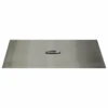 The Outdoor Plus 12" Wide Brushed Stainless Steel Rectangle Fire Pit Cover