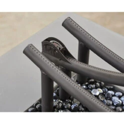 56" Linear Black Wave Gas Burner WV-56 - The Outdoor GreatRoom -Home Fire Pit wv 56 blkdetail 2 49635.1658266619