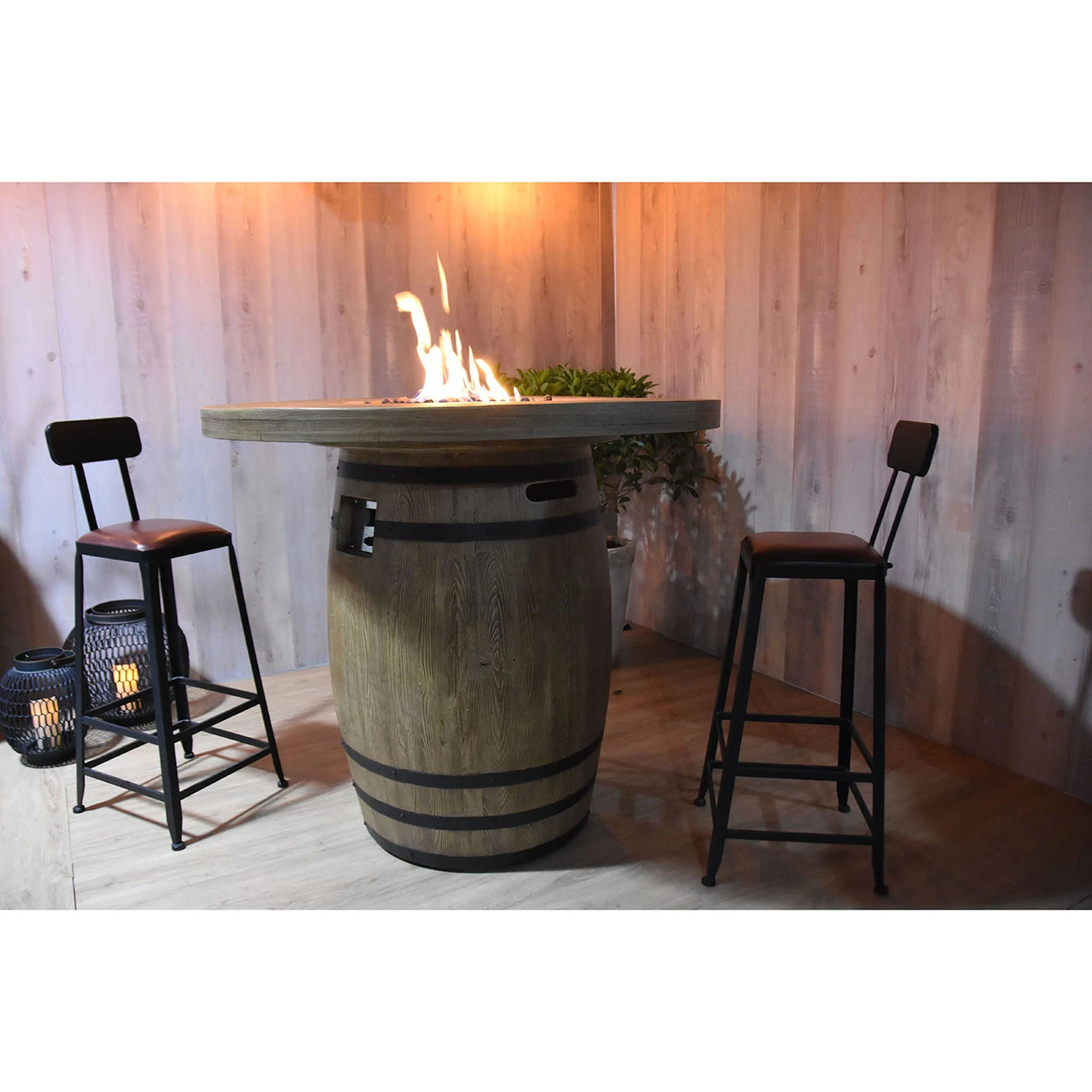 Elementi Lafite Barrel Fire Table 48" 3 Elementi Lafite Barrel Fire Table 48" - Image 3